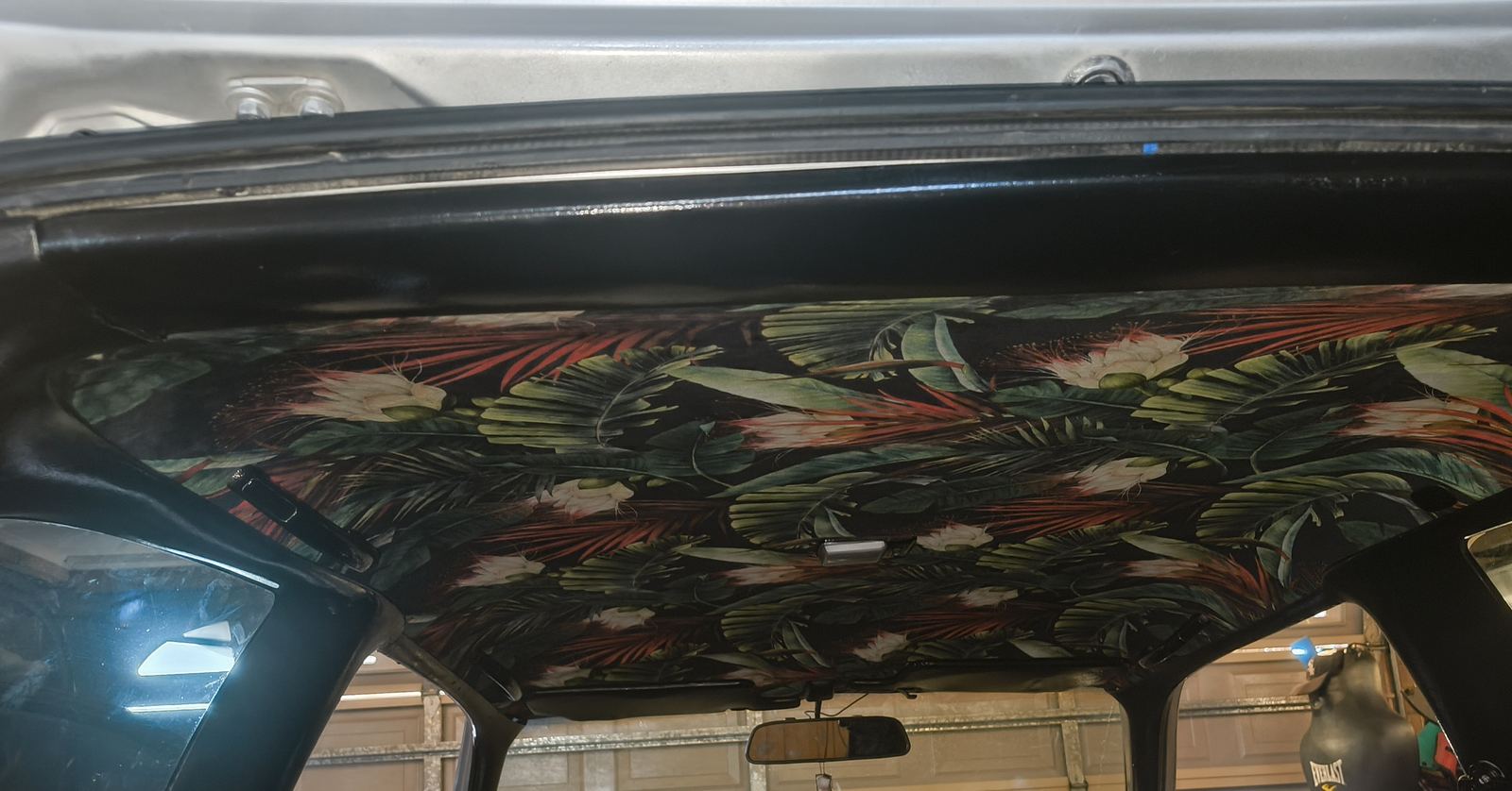 Headliner after restoration