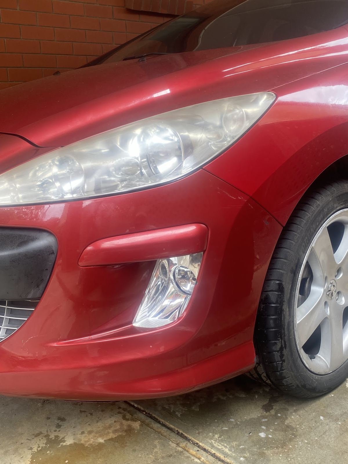 Car paint transfer after repair
