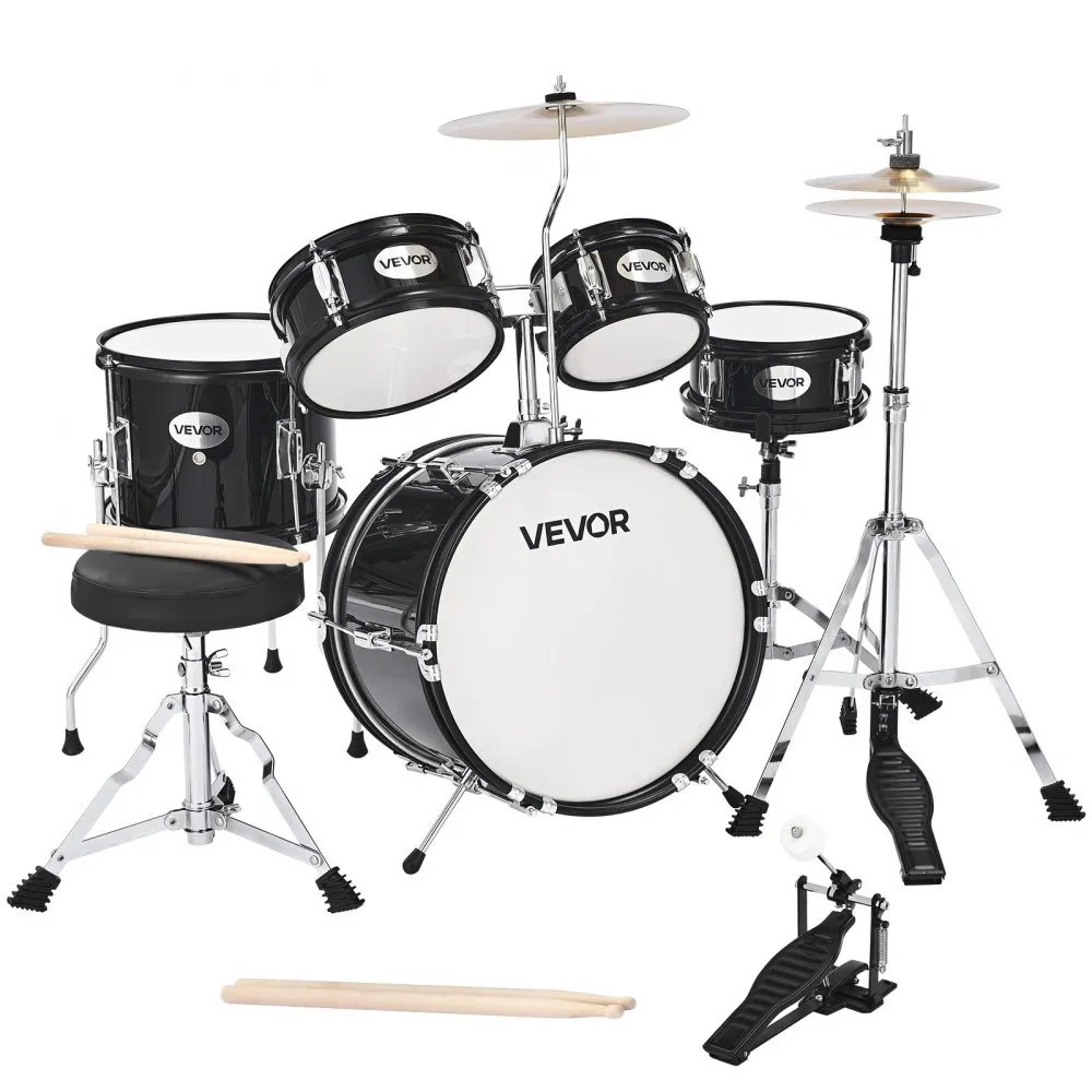 Drum kit product before assembly