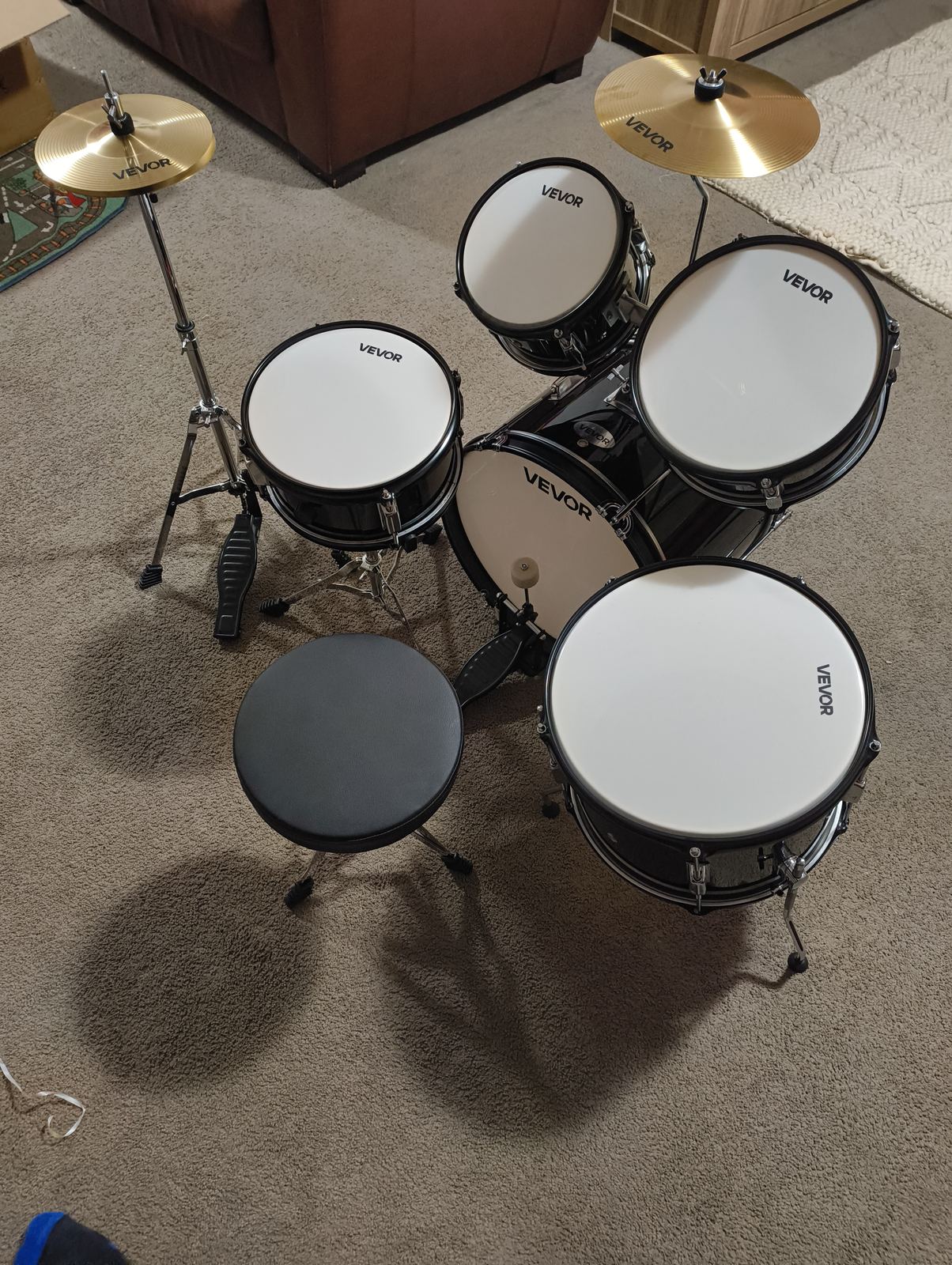 Drum kit after assembly